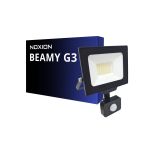 Noxion LED Breedstraler Beamy G3 30W 3300lm 110D - 830 Warm Wit | IP65 - Bewegings- En Lichtsensor - Symmetrisch